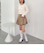 デニムプリーツミニスカート