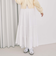 コットンライクシャーリングティアードスカート