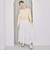 コットンライクシャーリングティアードスカート