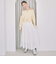 コットンライクシャーリングティアードスカート