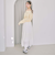 コットンライクシャーリングティアードスカート