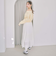 コットンライクシャーリングティアードスカート