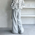 サイドタックワイドスウェットパンツ