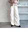 サイドタックワイドスウェットパンツ