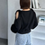 ショルダーオープンラメスウェット