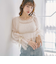 シャーリングオフショルチュールＴＯＰＳ／