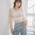 シャーリングオフショルチュールＴＯＰＳ／