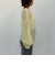 モヘアタッチ透かしミドルニット