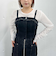 Ｆボタンデニムビスチェ