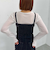 Ｆボタンデニムビスチェ