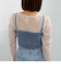 Ｆボタンデニムビスチェ