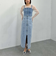 Ｆボタンデニムビスチェ