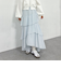 コットンライクアシメティアードスカート