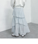 コットンライクアシメティアードスカート