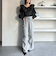 デニムラッフルオフショルブラウス