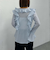 花柄アソートラッフルフリルミドルブラウス