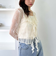 ラッフルフリルレースＴＯＰＳ