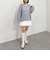 透かしスキッパーポロニット