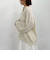 透かしスキッパーポロニット