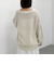 透かしスキッパーポロニット