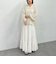 透かしスキッパーポロニット