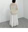 透かしスキッパーポロニット