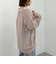 透かしスキッパーポロニット