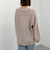 透かしスキッパーポロニット