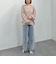 透かしスキッパーポロニット