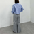 ストライプショートシャツ