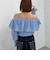 フリルオフショルブラウス