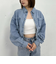 デニムドロストショートシャツ