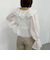 ダブルラッフルリボンブラウス
