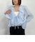 ダブルラッフルリボンブラウス