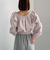 コットンレースオフショルブラウス