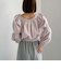 コットンレースオフショルブラウス