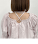 コットンレースオフショルブラウス