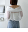 タックオフショルブラウス