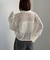 クロップドコード刺?シャツ