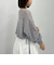 ラメメッシュドロストニット