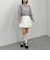 ラメメッシュドロストニット