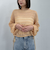 ラメメッシュドロストニット