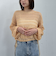 ラメメッシュドロストニット
