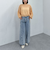 ラメメッシュドロストニット