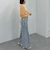ラメメッシュドロストニット