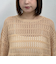 ラメメッシュドロストニット