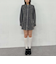 フロントＺＩＰデニムミニワンピース