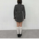 フロントＺＩＰデニムミニワンピース