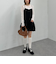 フリルティアードミニキャミワンピース