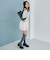 合皮横長バッグ